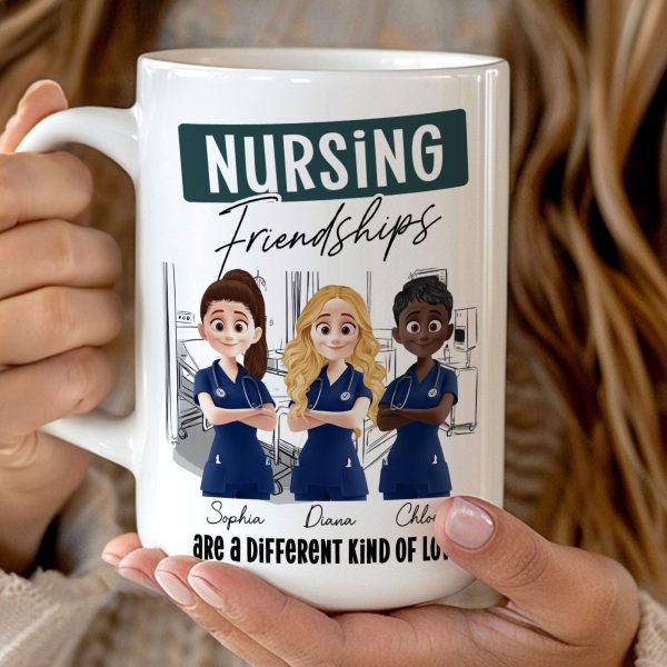 Nursing Friendships - Personalized Mug Nursing Friendships - Personalized Mug
