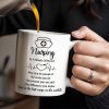 Nursing Is A Work Of Heart, Nurse Cap And Heart Rate Line - Personalized Custom Coffee Mug - DOC033_MG Nursing Is A Work Of Heart, Nurse Cap And Heart Rate Line - Personalized Custom Coffee Mug - DOC033_MG