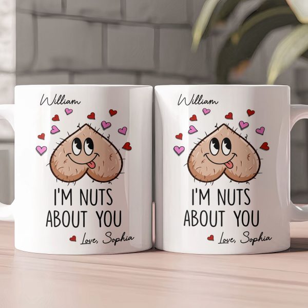 Nuts About You Gift For Couple Gift For Him - Personalized Mug Nuts About You Gift For Couple Gift For Him - Personalized Mug