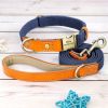 Nylon ID Dog Collar with Leash Nylon ID Dog Collar with Leash
