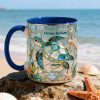Ocean Breeze Turtle Coffee Accent Mug - Personalized Gift For Turtle Lovers 03HYLU210126 Ocean Breeze Turtle Coffee Accent Mug - Personalized Gift For Turtle Lovers 03HYLU210126