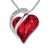 Ocean Heart Eternal Rose Necklace Gift Box for Valentine's Day and Mother's Day Ocean Heart Eternal Rose Necklace Gift Box for Valentine's Day and Mother's Day