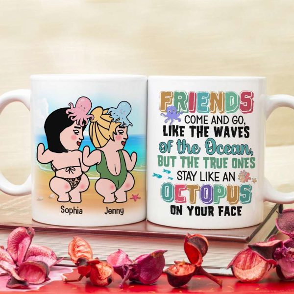 Octopus On Your Face, Personalized Coffee Mug, Gifts For Friend Octopus On Your Face, Personalized Coffee Mug, Gifts For Friend