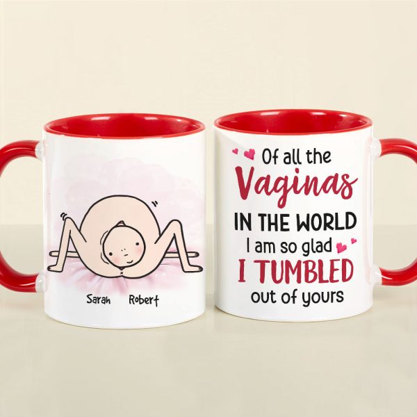 Of All The Vaginas, Gift For Mom, Personalized Mug, Mother and Child Mug, Mother's Day Gift Of All The Vaginas, Gift For Mom, Personalized Mug, Mother and Child Mug, Mother's Day Gift