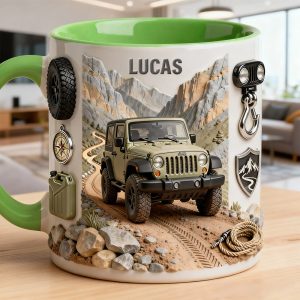 Off-Road Adventure - Personalized Accent Mug - Gift For Off-Road Lovers | NL122