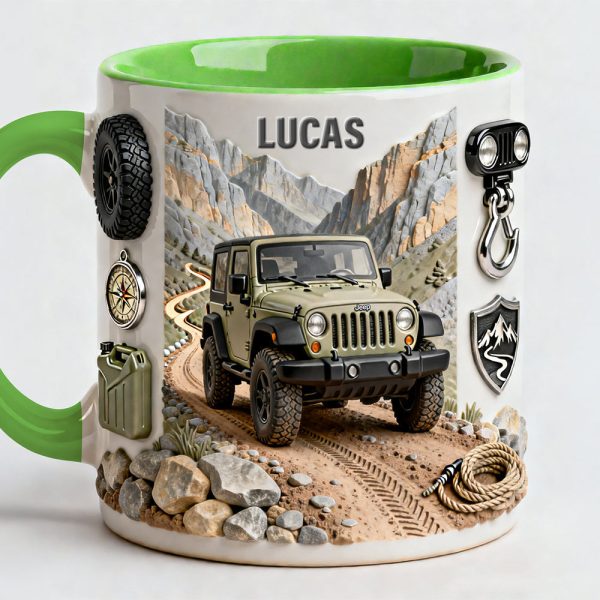Off-Road Adventure - Personalized Accent Mug - Gift For Off-Road Lovers | NL122 Off-Road Adventure - Personalized Accent Mug - Gift For Off-Road Lovers | NL122