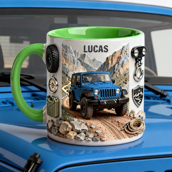 Off-Road Adventure - Personalized Accent Mug - Gift For Off-Road Lovers | NL122 Off-Road Adventure - Personalized Accent Mug - Gift For Off-Road Lovers | NL122