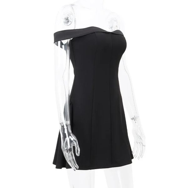 Off-Shoulder A-Line Mini Dress Off-Shoulder A-Line Mini Dress