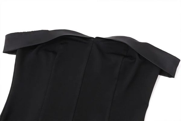 Off-Shoulder A-Line Mini Dress Off-Shoulder A-Line Mini Dress