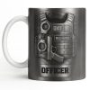 Officer, Badge, Handcuffs, And Gun - Personalized Custom Coffee Mug - OFC025_MG Officer, Badge, Handcuffs, And Gun - Personalized Custom Coffee Mug - OFC025_MG