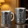 Officer, Badge, Handcuffs, And Gun - Personalized Custom Coffee Mug - OFC025_MG Officer, Badge, Handcuffs, And Gun - Personalized Custom Coffee Mug - OFC025_MG