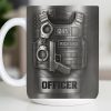 Officer, Badge, Handcuffs, And Gun - Personalized Custom Coffee Mug - OFC025_MG Officer, Badge, Handcuffs, And Gun - Personalized Custom Coffee Mug - OFC025_MG