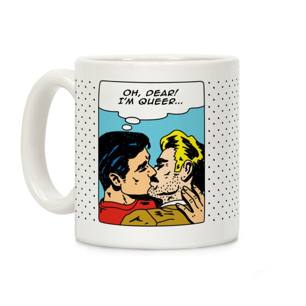Oh Dear I'm Queer Pop Art Coffee Mug Oh Dear I'm Queer Pop Art Coffee Mug