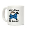 Oh Lawd He Comin' Masked Killer Parody Coffee Mug Oh Lawd He Comin' Masked Killer Parody Coffee Mug