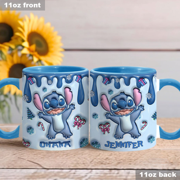 Ohana Means Family - Personalized 3D Effect Accent Mug - Gift For Sti Fans NL122 Ohana Means Family - Personalized 3D Effect Accent Mug - Gift For Sti Fans NL122