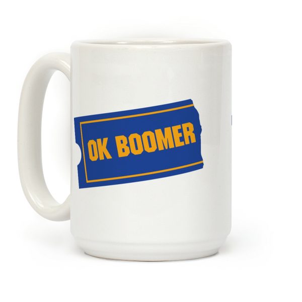 Ok Boomer Blockbuster Parody Coffee Mug Ok Boomer Blockbuster Parody Coffee Mug