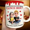 Old Couple Annoying Each Other 3D Effect - Personalized White Edge-to-Edge Mug Old Couple Annoying Each Other 3D Effect - Personalized White Edge-to-Edge Mug