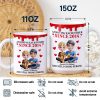 Old Couple Annoying Each Other 3D Effect - Personalized White Edge-to-Edge Mug Old Couple Annoying Each Other 3D Effect - Personalized White Edge-to-Edge Mug
