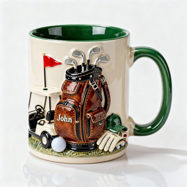 On The Course Golf Coffee Mug - Personalized Gift For Golfers 05HYMG050126 On The Course Golf Coffee Mug - Personalized Gift For Golfers 05HYMG050126