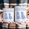 Once By My Side, Forever In My Heart Dog Memorial Toile De Jouy - Personalized Mug