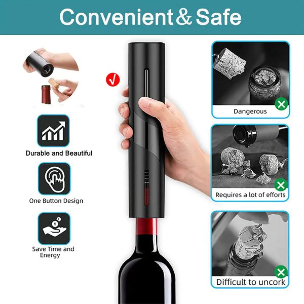 One-Click Electric Wine Bottle Opener One-Click Electric Wine Bottle Opener