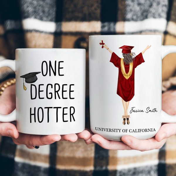 One Degree Hotter Graduation - Personalized Mug One Degree Hotter Graduation - Personalized Mug