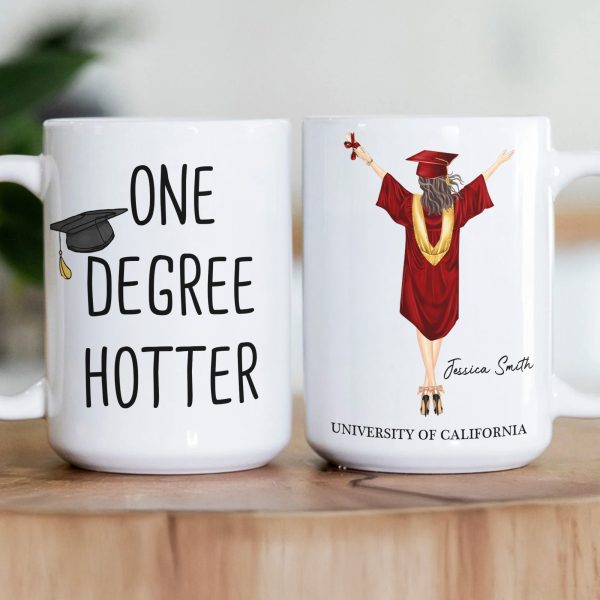 One Degree Hotter Graduation - Personalized Mug One Degree Hotter Graduation - Personalized Mug