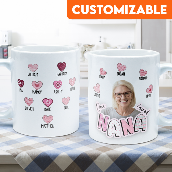One Loved Grandma - Personalized Photo Mug One Loved Grandma - Personalized Photo Mug
