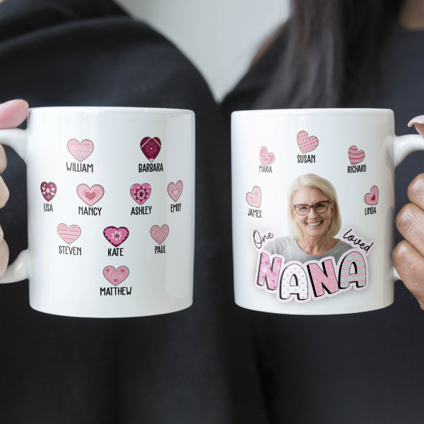One Loved Grandma - Personalized Photo Mug One Loved Grandma - Personalized Photo Mug