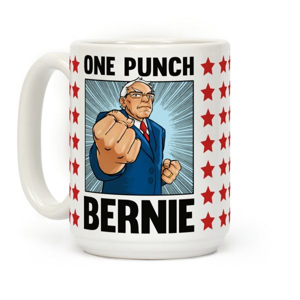 One Punch Bernie Coffee Mug One Punch Bernie Coffee Mug