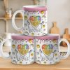 One Soul, Two Bodies - Bestie Personalized Custom 3D Inflated Effect Printed Mug - Gift For Best Friends, BFF, Sisters