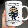 Only The Baddest B*tches Are Police Officers, Police Badge and Officer - Personalized Custom Coffee Mug - OFC020_MG Only The Baddest B*tches Are Police Officers, Police Badge and Officer - Personalized Custom Coffee Mug - OFC020_MG