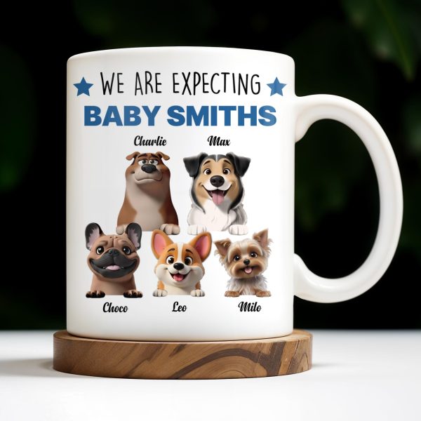 Only The Best Dog Dads Get Promoted To Human Dads - Personalized Custom Coffee Mug - DAD241_MG
