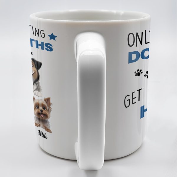 Only The Best Dog Dads Get Promoted To Human Dads - Personalized Custom Coffee Mug - DAD241_MG