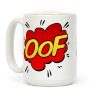 OOF Comic Sound Effect Coffee Mug OOF Comic Sound Effect Coffee Mug