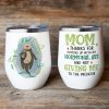 Otter Mother's Love Grows By Giving, Personalized Mom White Mug, Accent, Wine Tumbler Gift For Mom