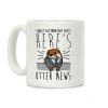 Otter News Coffee Mug Otter News Coffee Mug