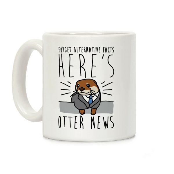 Otter News Coffee Mug Otter News Coffee Mug