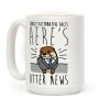 Otter News Coffee Mug Otter News Coffee Mug
