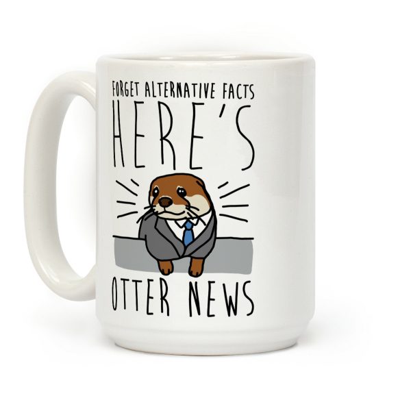 Otter News Coffee Mug Otter News Coffee Mug