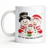 Our 1st Christmas As Parents Snowmen Family - Personalized Custom Coffee Mug - FAM436_MG Our 1st Christmas As Parents Snowmen Family - Personalized Custom Coffee Mug - FAM436_MG
