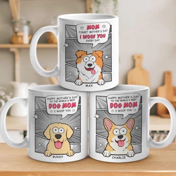 Our Best Dog Mom Ever - Dog & Cat Personalized Custom Mug - Mother's Day, Gift For Pet Owners, Pet Lovers Our Best Dog Mom Ever - Dog & Cat Personalized Custom Mug - Mother's Day, Gift For Pet Owners, Pet Lovers