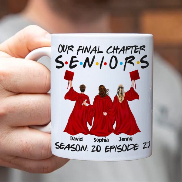 Our Final Chapter Seniors, Personalized Coffee Mug, Gift For Graduated Friends Our Final Chapter Seniors, Personalized Coffee Mug, Gift For Graduated Friends
