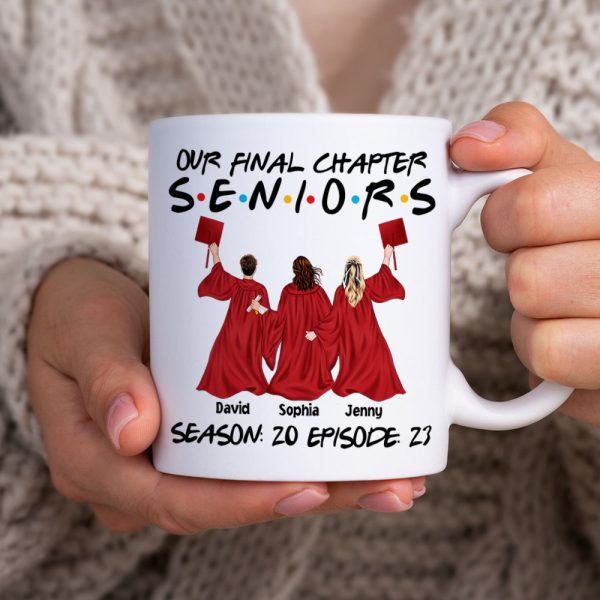 Our Final Chapter Seniors, Personalized Coffee Mug, Gift For Graduated Friends Our Final Chapter Seniors, Personalized Coffee Mug, Gift For Graduated Friends