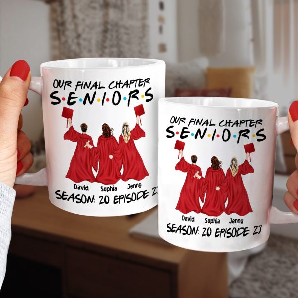 Our Final Chapter Seniors, Personalized Coffee Mug, Gift For Graduated Friends Our Final Chapter Seniors, Personalized Coffee Mug, Gift For Graduated Friends