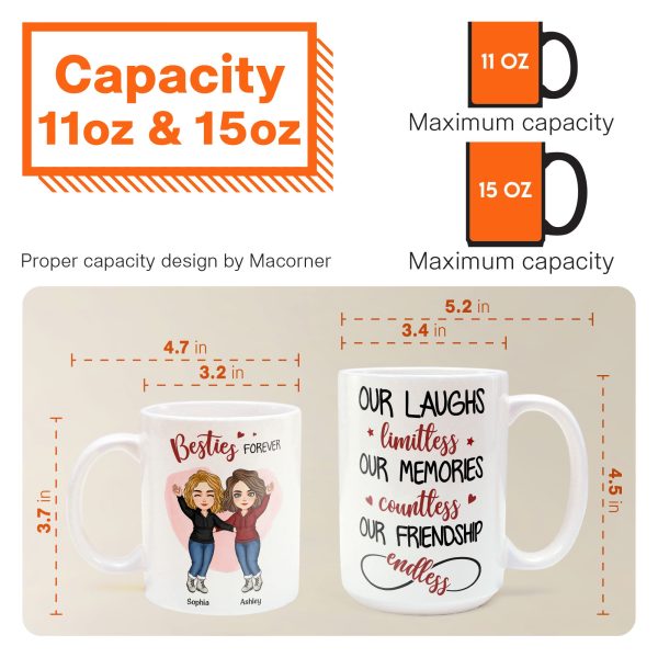 Our Friendship Is Endless - Personalized Mug Our Friendship Is Endless - Personalized Mug