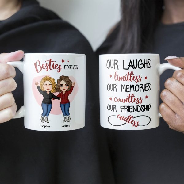 Our Friendship Is Endless - Personalized Mug Our Friendship Is Endless - Personalized Mug