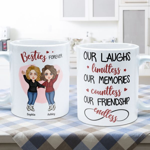 Our Friendship Is Endless - Personalized Mug Our Friendship Is Endless - Personalized Mug