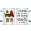 Our Friendship Is Endless Besties Back View Christmas Personalized Mug Our Friendship Is Endless Besties Back View Christmas Personalized Mug
