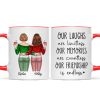 Our Friendship Is Endless Besties Back View Christmas Personalized Mug Our Friendship Is Endless Besties Back View Christmas Personalized Mug